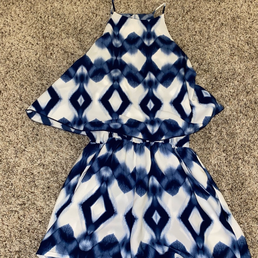 Impeccable pig romper with keyhole back